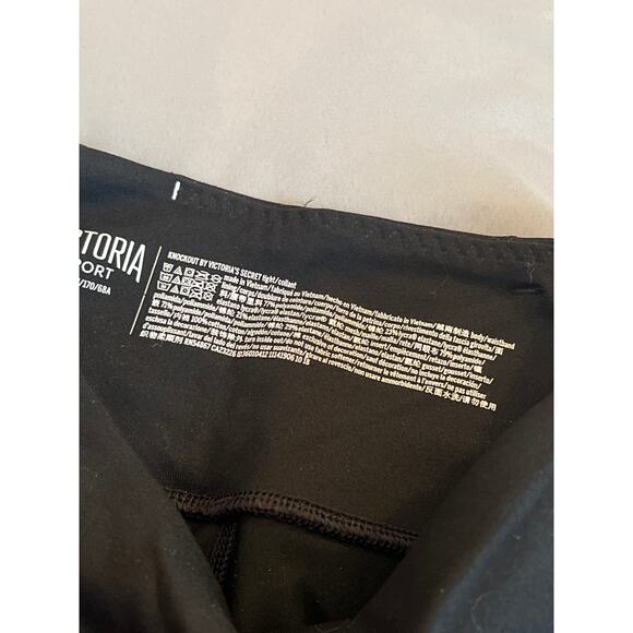 Victoria’s Secret knockout sport workout pants with metallic design on legs sz S - Picture 7 of 7